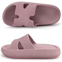 CUBUFLY Slides for Women Cushion Recovery Sandals with Arch Support, House Shower Cloud Slippers for Woman, Non-Slip Comfort ...