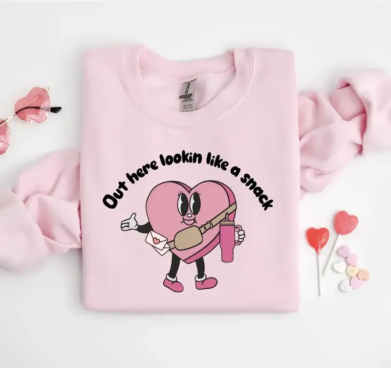 Boojee Out Here Lookin Like A Snack Shirt, Valentines Boojee Sweatshirt, Hoodie, T Shirt