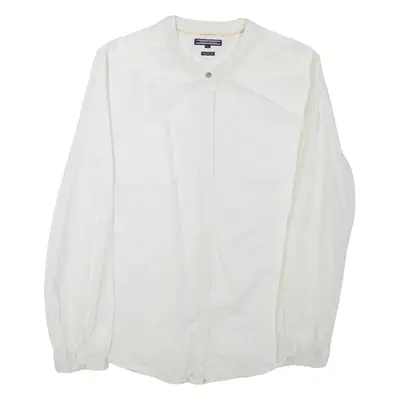 TOMMY HILFIGER Womens Shirt White Long Sleeve L