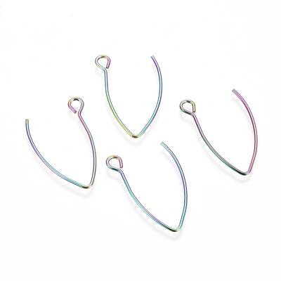 Ion Plating(IP) 304 Stainless Steel Earring Hooks