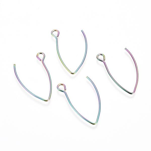 Ion Plating(IP) 304 Stainless Steel Earring Hooks
