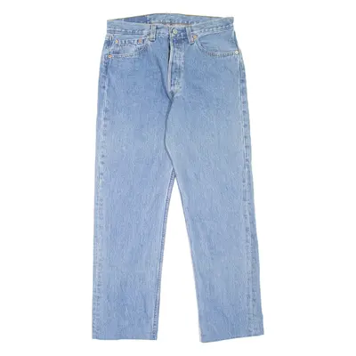LEVI'S 501 MADE IN USA Jeans Womens Blue Regular Straight 90s W32 L28