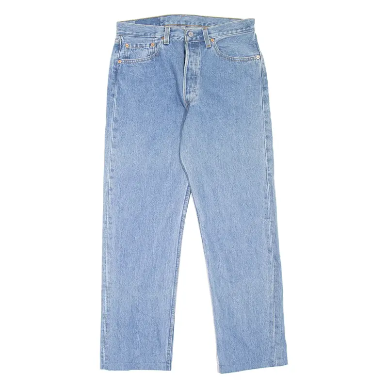 LEVI'S 501 MADE IN USA Jeans Womens Blue Regular Straight 90s W32 L28
