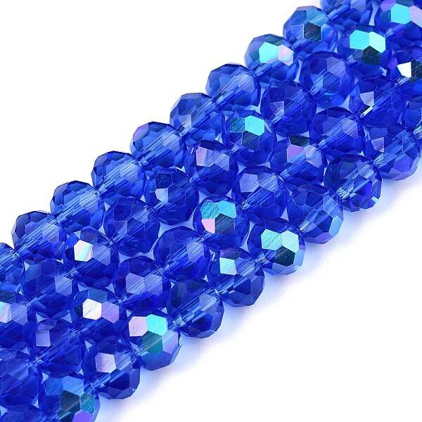 Electroplate Glass Beads Strands