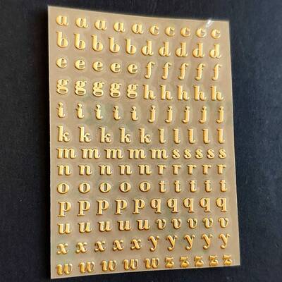 Self Adhesive Alloy Stickers