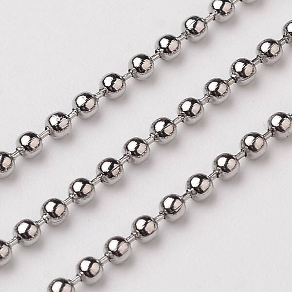 Tarnish Resistant 304 Stainless Steel Ball Chains