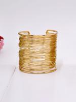 Women's Punk Metal Cuff Bangle, Casual Trendy Cuff Bangle, Fashionable Retro Accessories for Daily & Party Decoration, Non Ta...