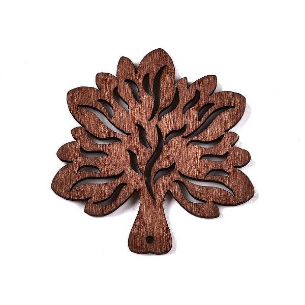 Natural Poplar Wood Pendants
