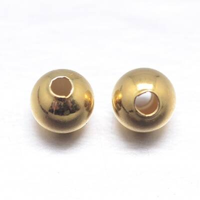 Round 925 Sterling Silver Spacer Beads