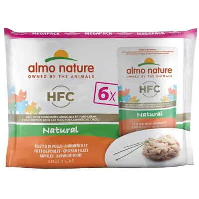 Almo nature HFC Natural Multipack Chicken Fillet - 6X55GR