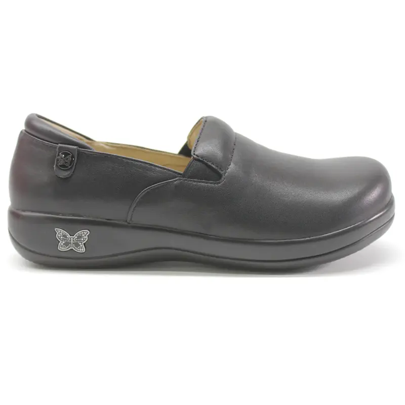 Alegria Keli Nappa Leather Women's Slip On Shoes - Black - Size:US 9 Women