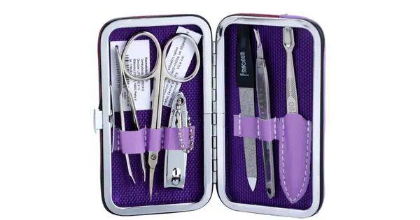 Magnum Feel The Style Perfect Manicure Kit - Purple 6 Pieces