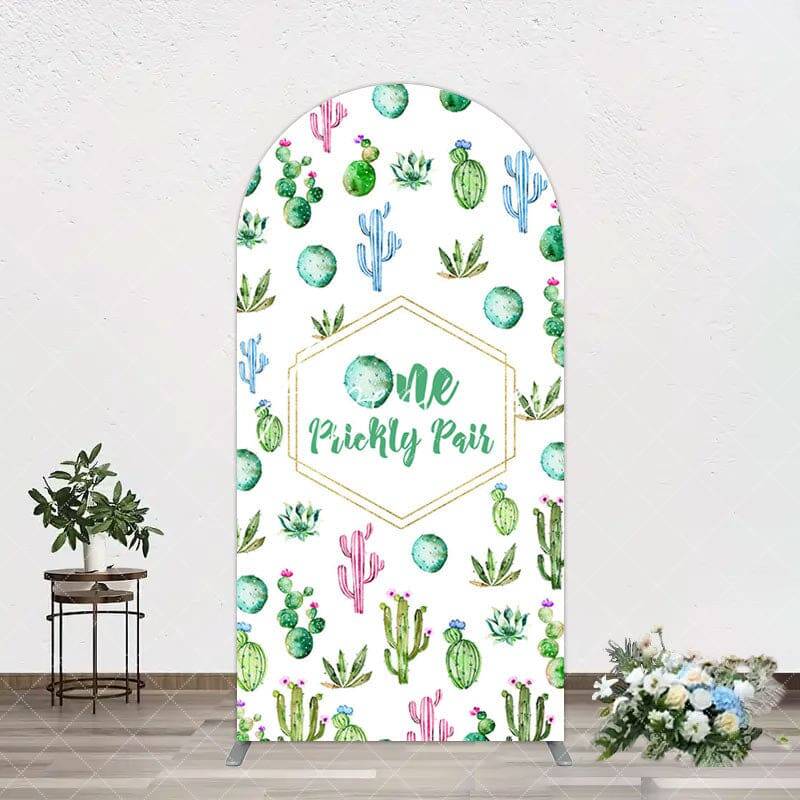 Aperturee One Prickly Pair Plant 1st Birthday Arch Backdrop, 1.6X4FT(0.5X1.2M), 38.18 USD, arch backdrop kit, GLH0C280-A