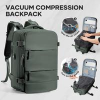 Vacuum Travel Backpack with Pump, Vacuum SealCompression Backpack, Large Travel Backpack For Women Men, Durable Outdoor Hikin...
