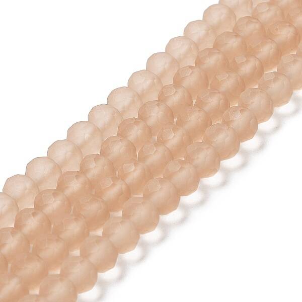 Transparent Glass Beads Strands
