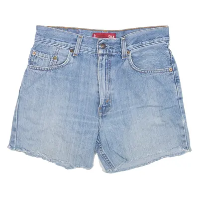 LEVI'S 504 Womens Jorts Shorts Blue M W30