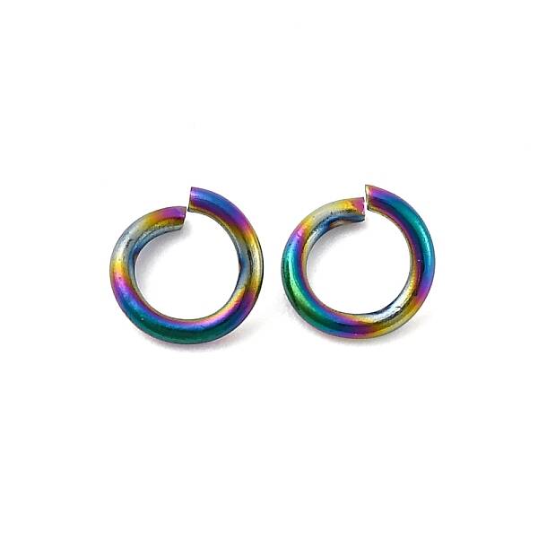 Ion Plating(IP) 304 Stainless Steel Open Jump Rings