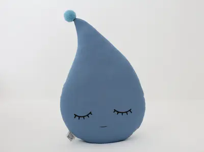Blue Heaven Raindrop Pillow