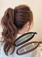 Banana Hair Clip Set, Hair Twisting Clip, Hair Styling Accessories for Women & Girls, Minimalist Headwear Suitable for Thick ...