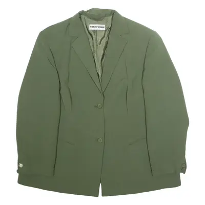 GERRY WEBER Womens Blazer Jacket Green L