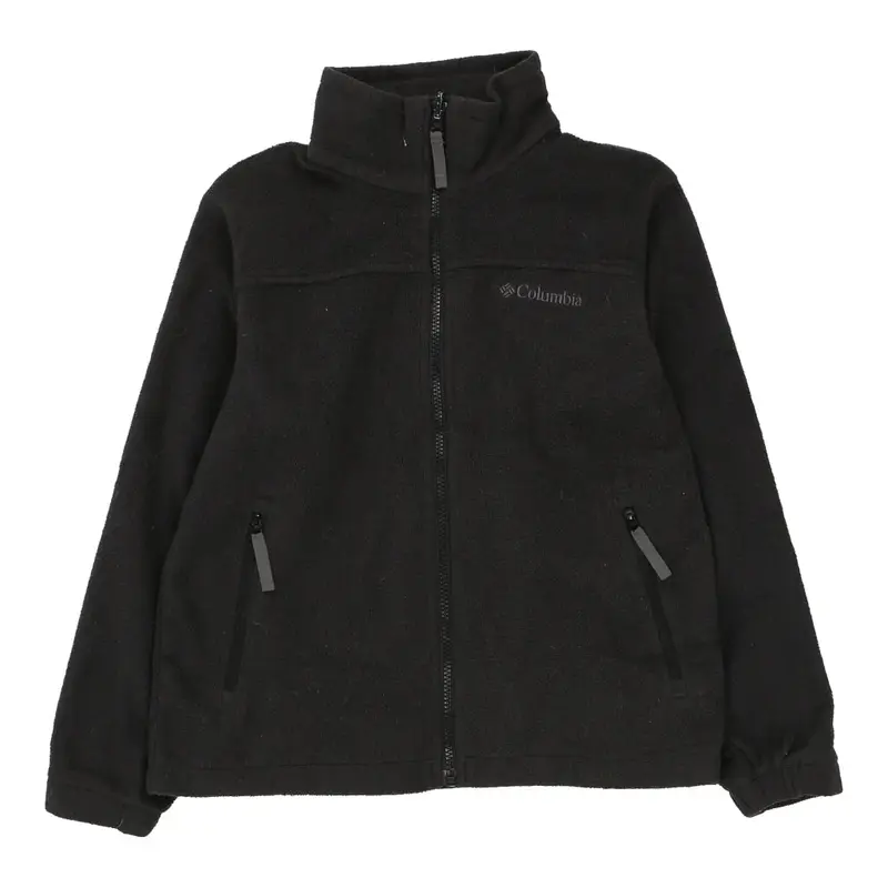 Age 10-12 Columbia Fleece - Small Black Polyester