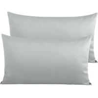 NTBAY 2Pcs Egyptian Cotton Pillowcases, 500 Thread Count Cotton Pillowcases - Soft and Breathable Envelope Closure Pillow Cas...