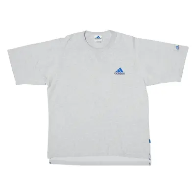 ADIDAS T-Shirt Grey Short Sleeve Mens L