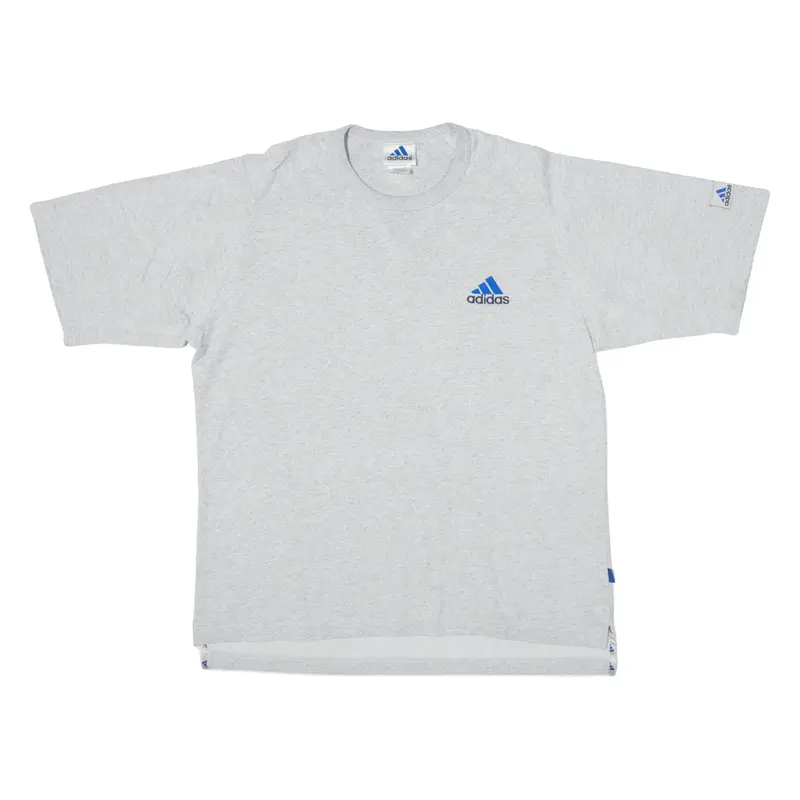 ADIDAS T-Shirt Grey Short Sleeve Mens L