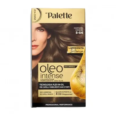 Syoss Oleo Intense Ammonia-Free Permanent Coloring with Oil Ash Brown 5-54