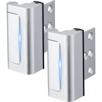 2 Pack Door Lock,Childproof Door Reinforcement Lock,with 3\