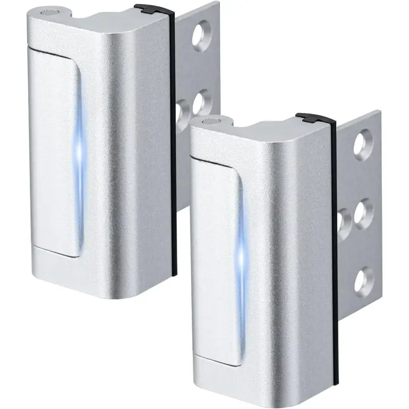 2 Pack   Door Lock,Childproof Door Reinforcement Lock,with 3\