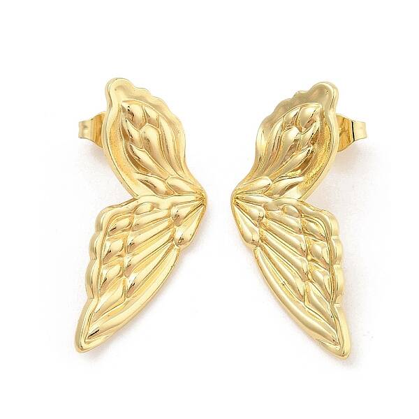PVD Vacuum Plating 304 Stainless Steel Stud Earrings for Women