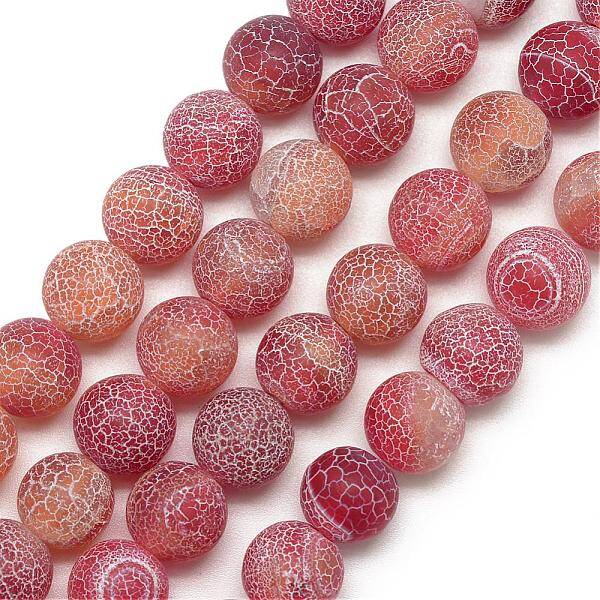 Natural Weathered Agate Bead Strands