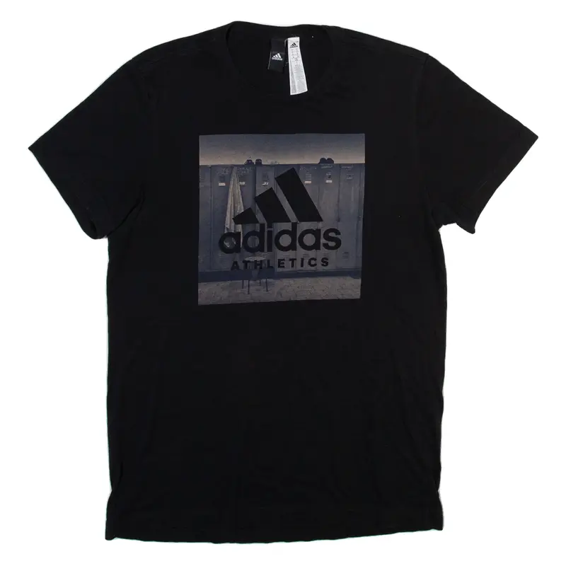 ADIDAS Mens T-Shirt Black M
