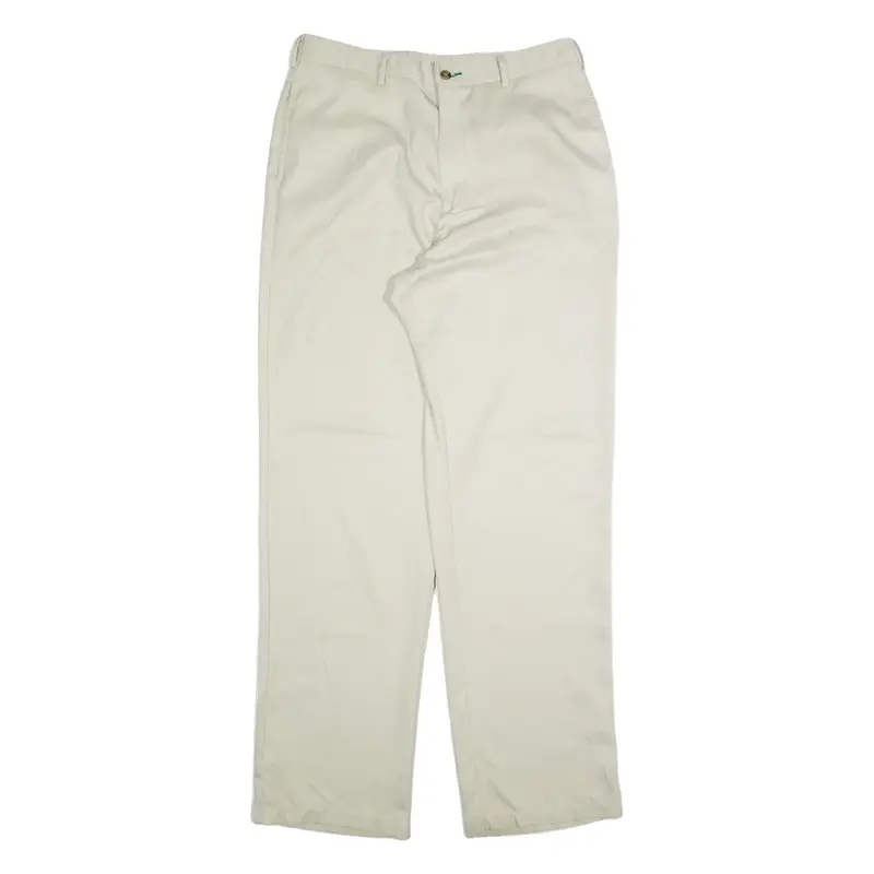 TOMMY HILFIGER Chino Mens Trousers Cream Regular Straight W32 L32