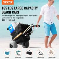 VEVOR Beach Dolly with Big Wheels for Sand, 29.9\