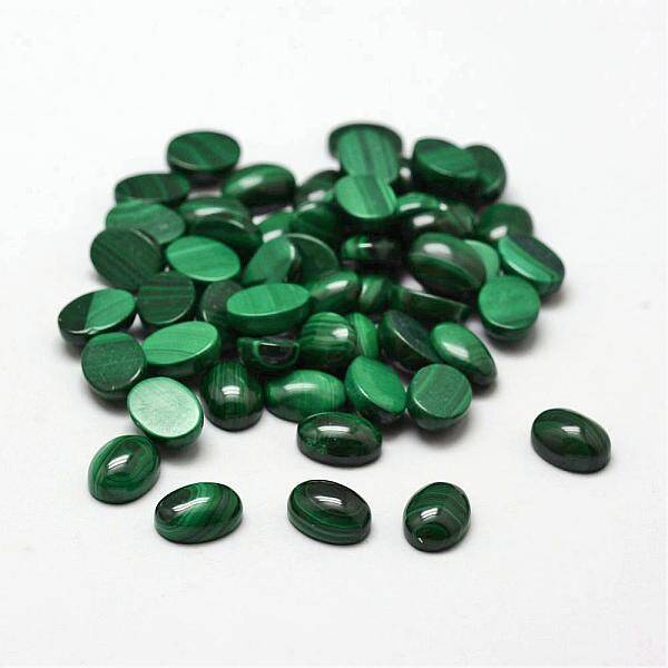 Oval Natural Malachite Cabochons