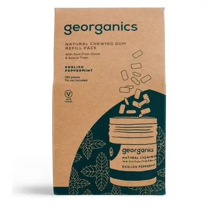 Georganics Chewing gum naturale English peppermint 140 pieces