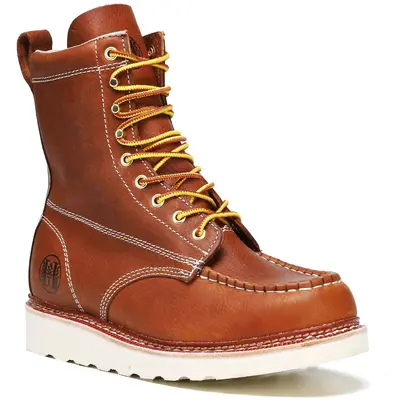 Men's 6 & 8 Soft Toe Slip Resistant Anti-fatigue Moc Toe Work Boots 806 808