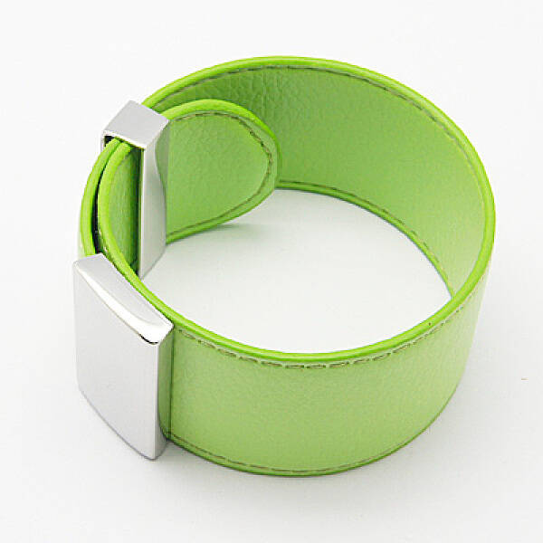 Wide Leather Bracelets