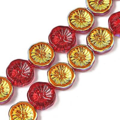 Electroplate Glass Beads Strands