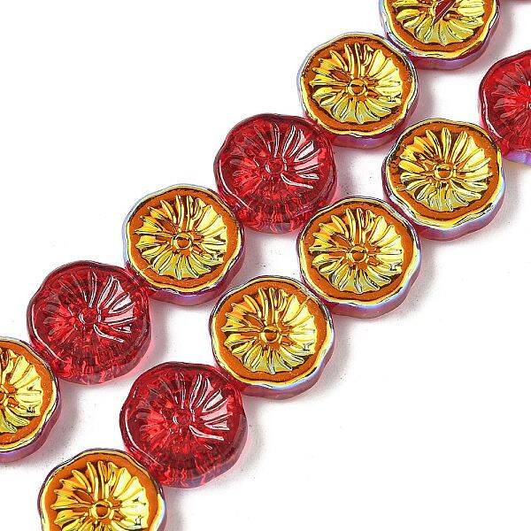 Electroplate Glass Beads Strands