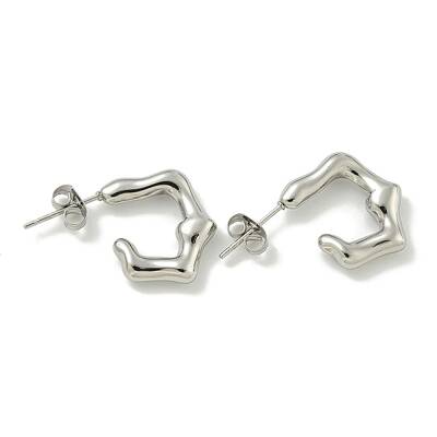 Non-Tarnish 304 Stainless Steel Stud Earrings