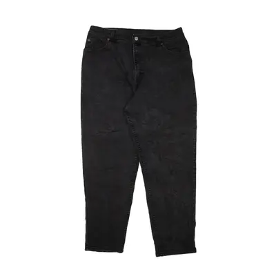 LEVI'S 550 Womens Jeans Black Regular Mom W32 L28