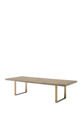 Rectangular Oak Dining Table 120" | Eichholtz Remington