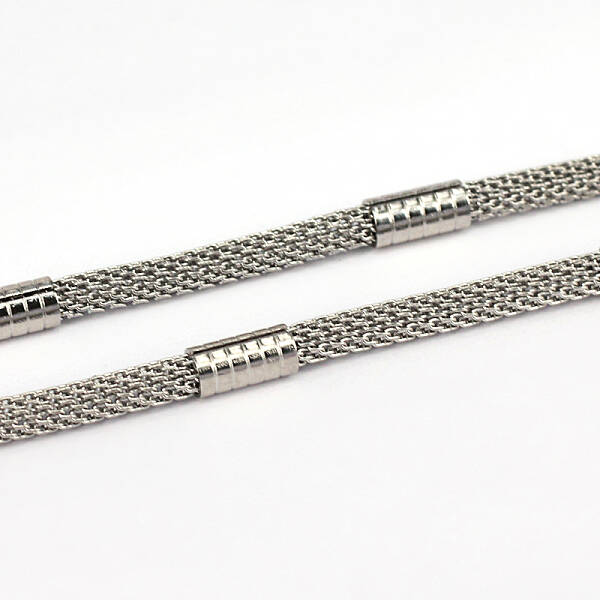 Tarnish Resistant 304 Stainless Steel Mesh Chains