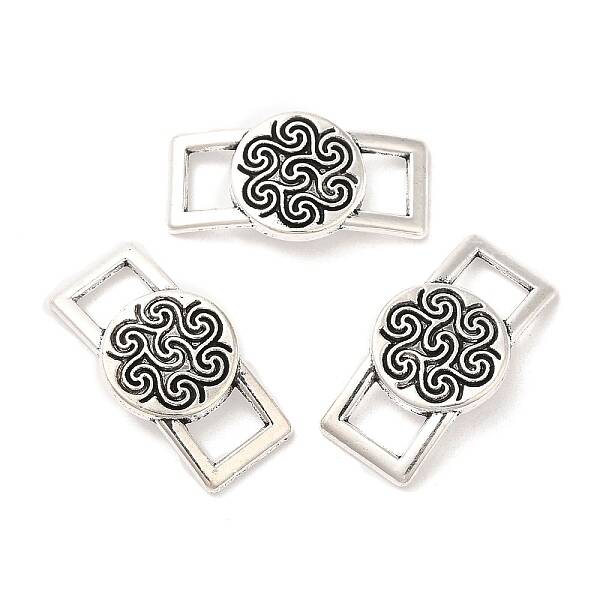 Tibetan Style Alloy Connector Charms