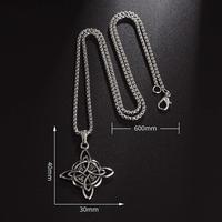 [Treasure of the Store] Witch Knot Necklace Celtic Knot Cross  Wiccan  Protection Amulet Personalized Fashion Design Necklace