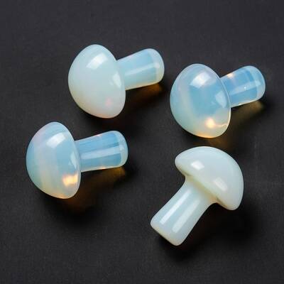 Opalite Mushroom GuaSha Stone