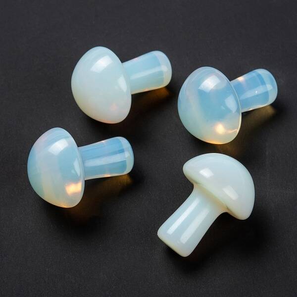 Opalite Mushroom GuaSha Stone